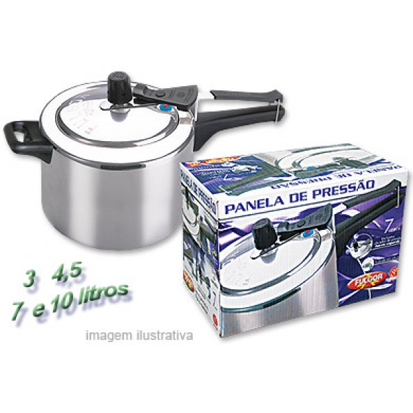 Panela de Pressão 3L - Polida Fulgor