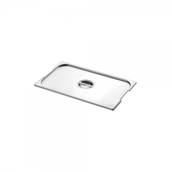  Tampa de Inox 1/3 com Recorte para Cuba de Inox c...