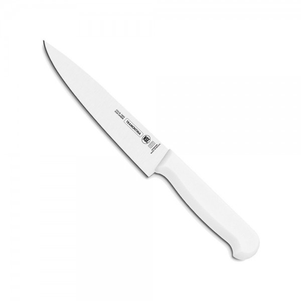 Faca Tramontina de Carne 8 com 20 cm Cabo Branco 