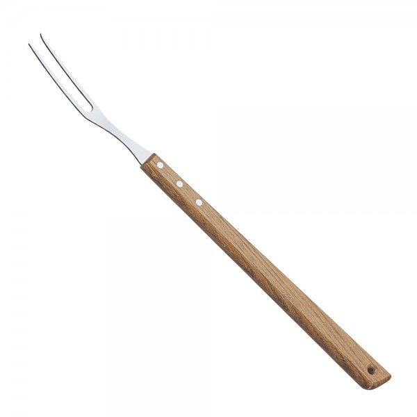 Garfo Trinchante Tramontina Inox com Cabo de Madeira Churrasco 26443/100 