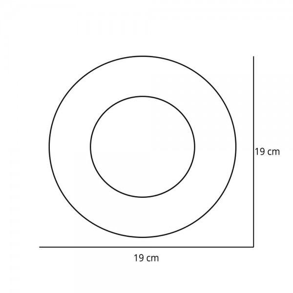 Prato de Sobremesa Duralex Astral Transparente 19 cm Cx 12 Un Nadir Figueiredo