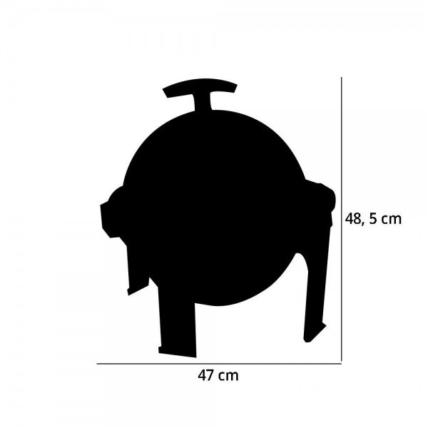 Rechaud Inox Banho Maria Luxo 6 Litros - Hercules