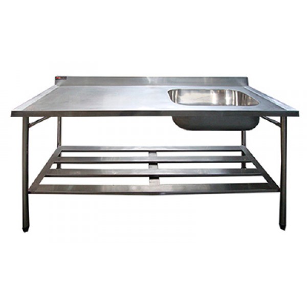 Mesa Inox Com Pia - PROMAQ